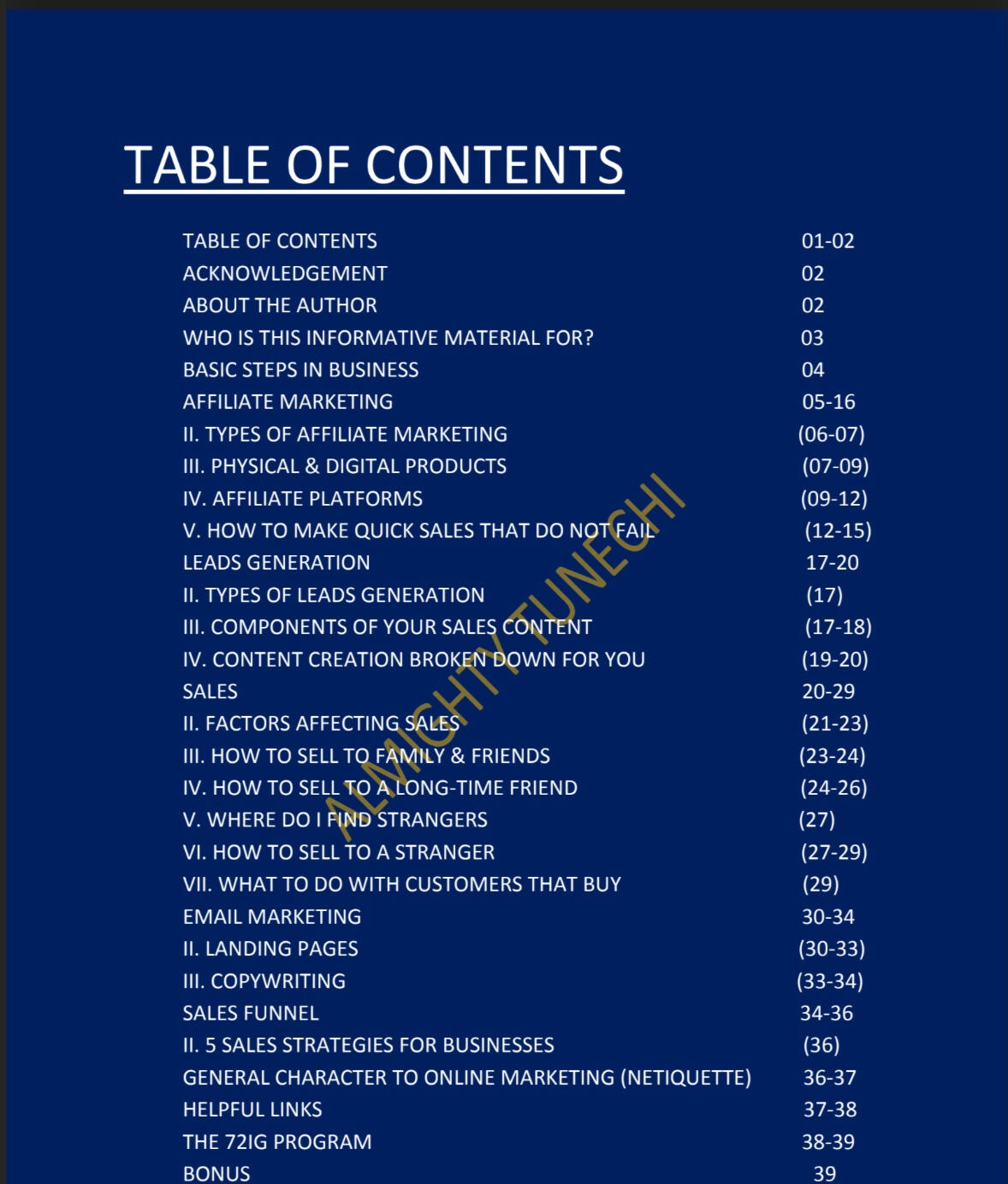 ABC123 GENERAL MARKETING GUIDE